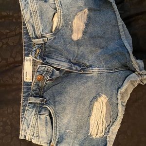 Zara high rise shorts